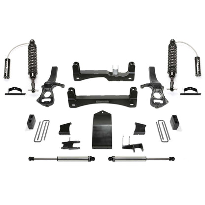 Fabtech 6" Performance System w/ 2.5" Drilled & Slotted Resonator & 2.25" Pipe | GM C/K1500 Pickup (19-22) (K1134DL)