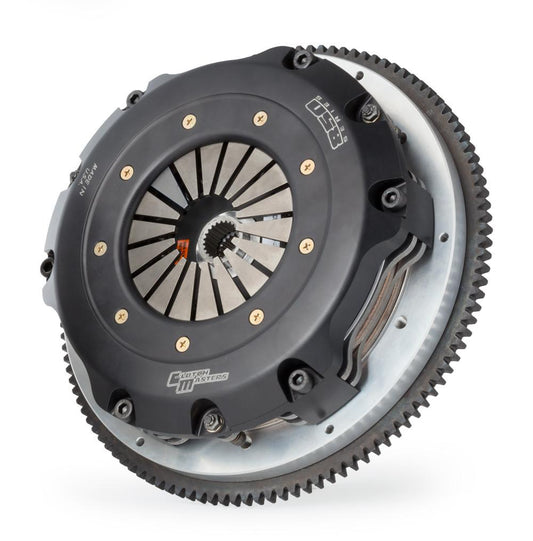 Clutch Masters FX850 Series Twin-Disc (Race/Street) Clutch Kit w/ Steel Flywheel | 2001-2007 Mitsubishi Evo 7 - 9 (05106-TD8S-SHV)