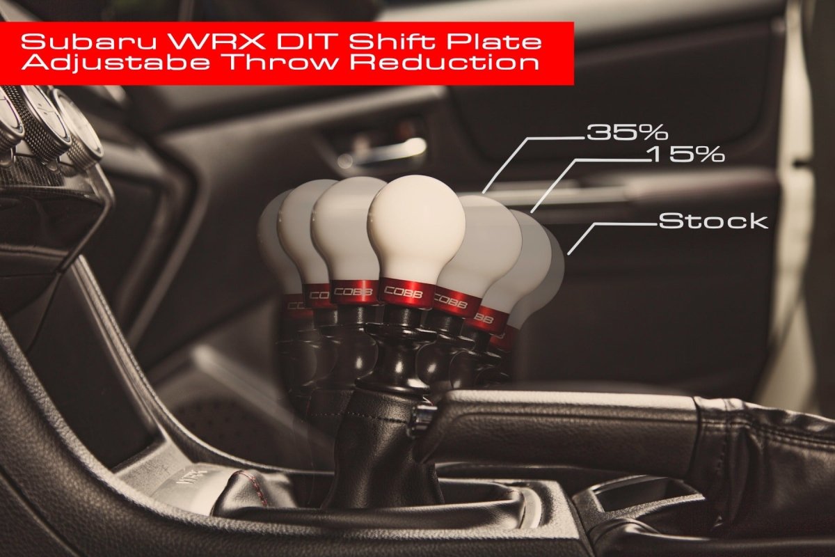 COBB 2-Point Adj Short Shifter Plate | Subaru WRX (15-25) (244320)