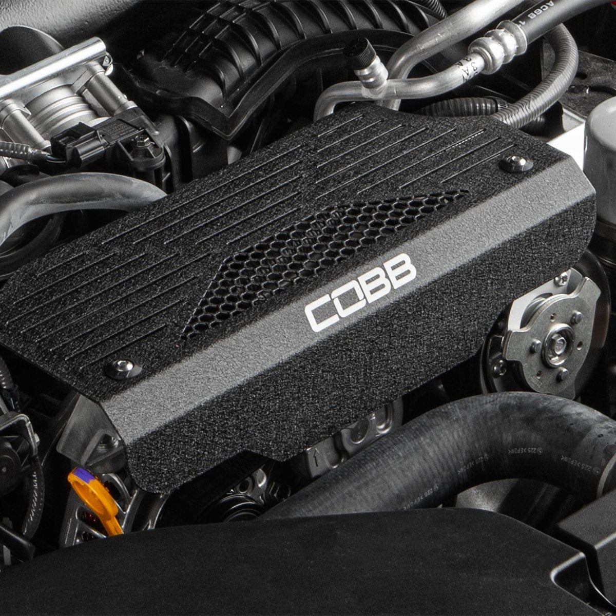 COBB Aluminum Alternator Cover Black | Subaru WRX (22-25) (446600)