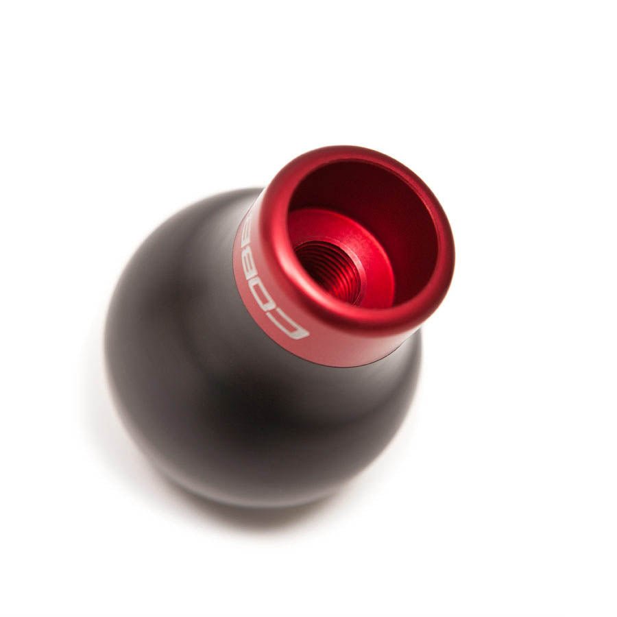 COBB Delrin Shift Knob Black w/ Red Base 6-Speed | Subaru WRX/STI/BRZ (213350-RD)