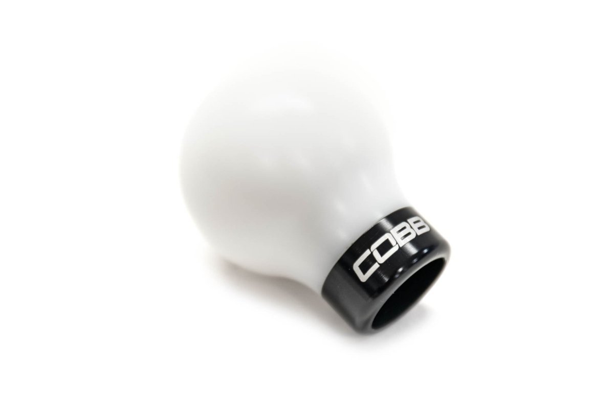 COBB White Delrin 6-Speed Shift Knob | Subaru Models (213350-W-BK)