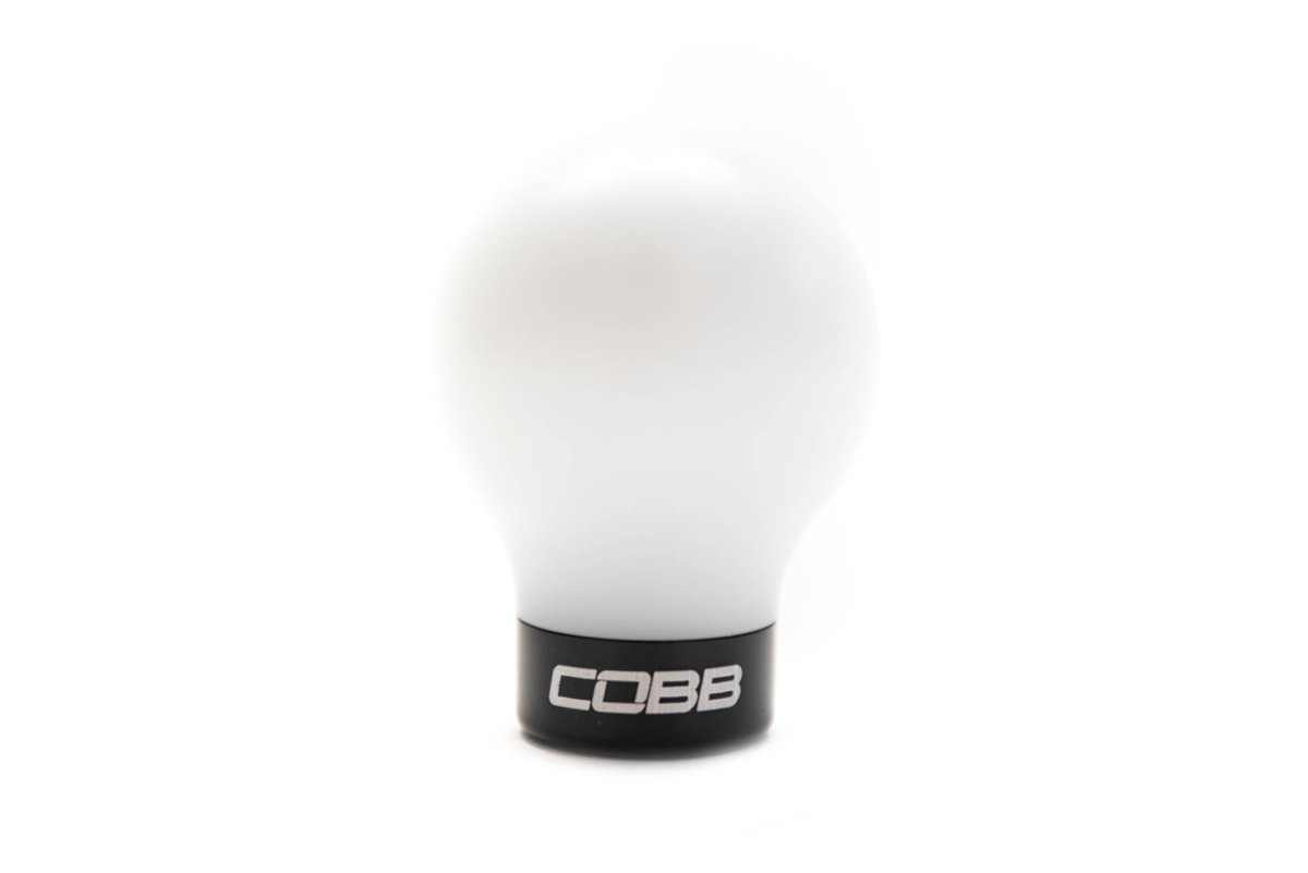 COBB White Delrin 6-Speed Shift Knob | Subaru Models (213350-W-BK)