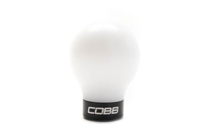 COBB White Delrin 6-Speed Shift Knob | Subaru Models (213350-W-BK)