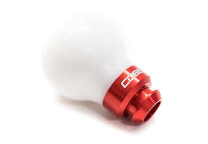 COBB White Delrin 5-Speed Shift Knob | Subaru Models (211350-W-RD)