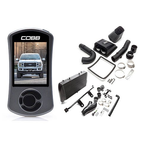 COBB Stage 2 Power Package w/ Accessport V3 & 24" FMIC (No Intake) | Ford F-150 Ecoboost 2.7T (18-20) (FOR0080020SL-NI)