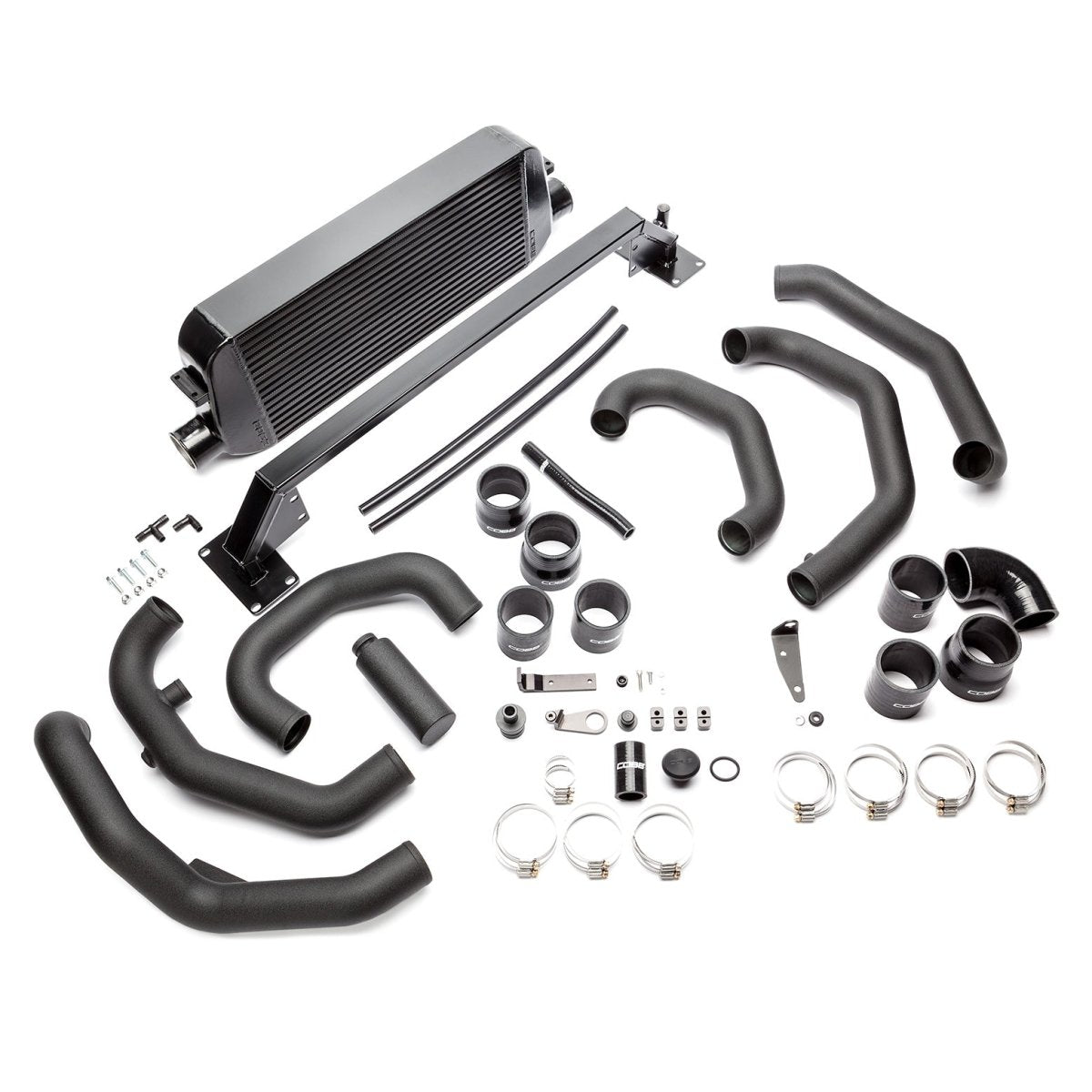 COBB 24"x11"x4" Black FMIC Kit | Subaru STI (15-21) (SUBFMIC001BK)