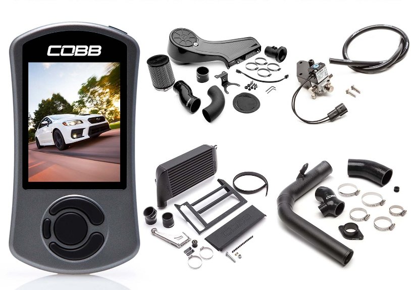 COBB NexGen Stage 2 Carbon Fiber Redline Power Package w/ Black Intercooler | Subaru WRX (15-21) (SUB004NG2W-BK-RED)