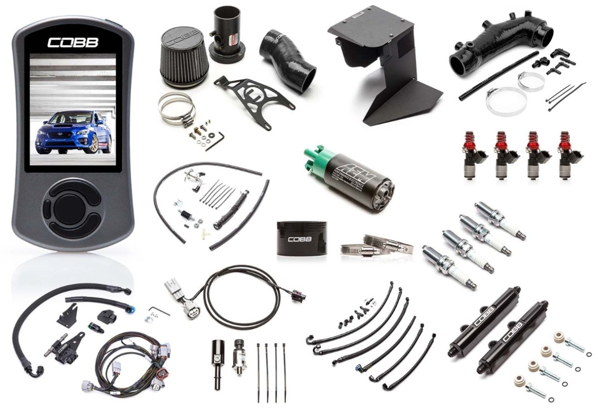 COBB NexGen Stage 2+ Flex Fuel Power Package w/ Black Intake | Subaru STI (15-18) (SUB004NG2S1FF-BK)