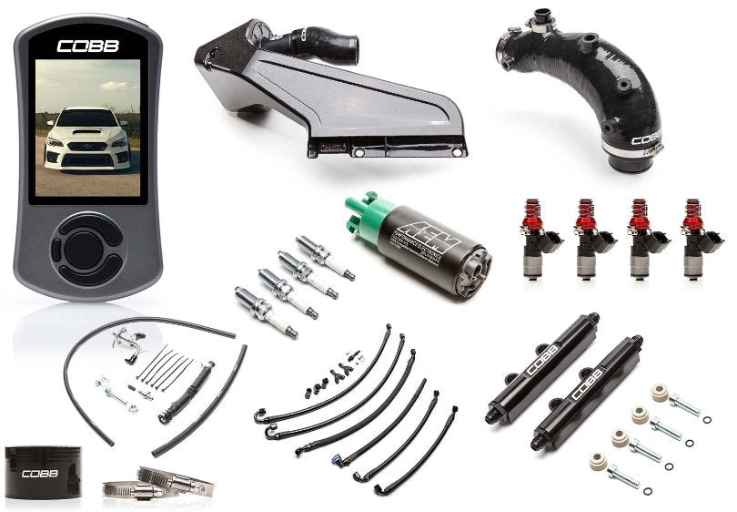 COBB NexGen Stage 2 Power Package w/Redline CF Intake | Subaru STI (15-21) (SUB004NG2S2-RED)