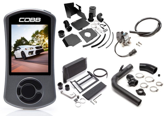 COBB NexGen Stage 2 Power Package w/ SF Intake & Black Intercooler | Subaru WRX (15-21) (SUB004NG2W2-BK)