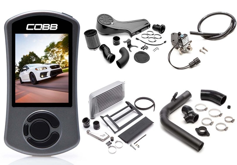 COBB NexGen Stage 2 Redline CF Power Package w/Silver Intercooler | Subaru WRX (15-21) (SUB004NG2W-SL-RED)