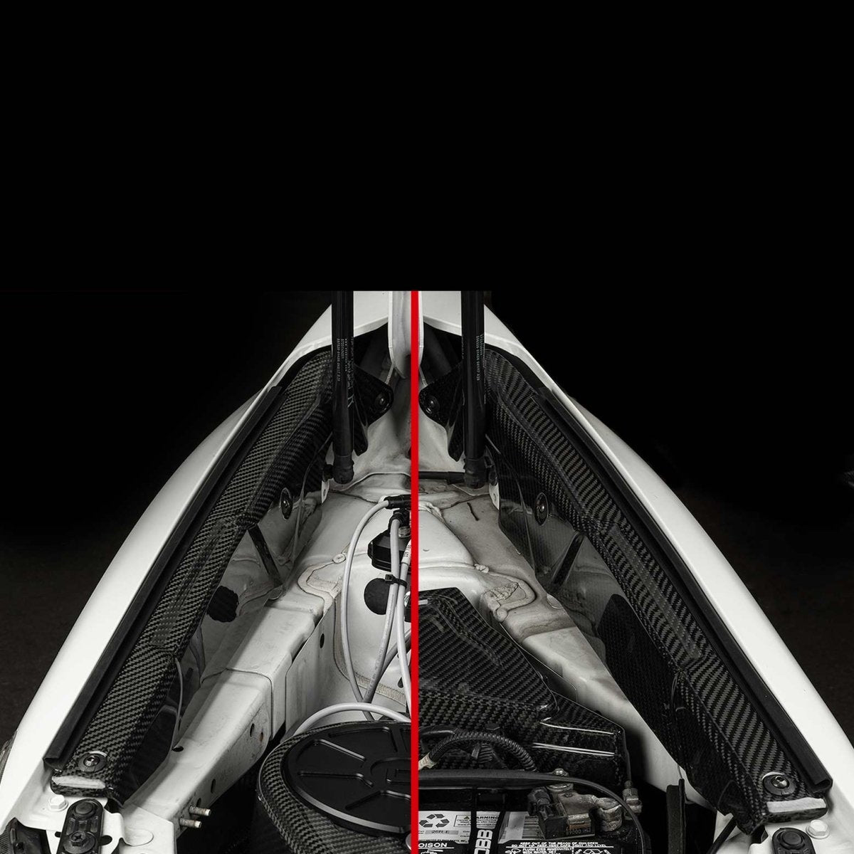 COBB Redline Gloss Carbon Fiber Fender Shrouds | Subaru WRX/STI (15-21) (725160)