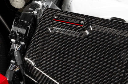 COBB Redline Gloss Carbon Fiber Fuse Box Cover Driver Side | Subaru WRX (22-25) (846665-Driver)