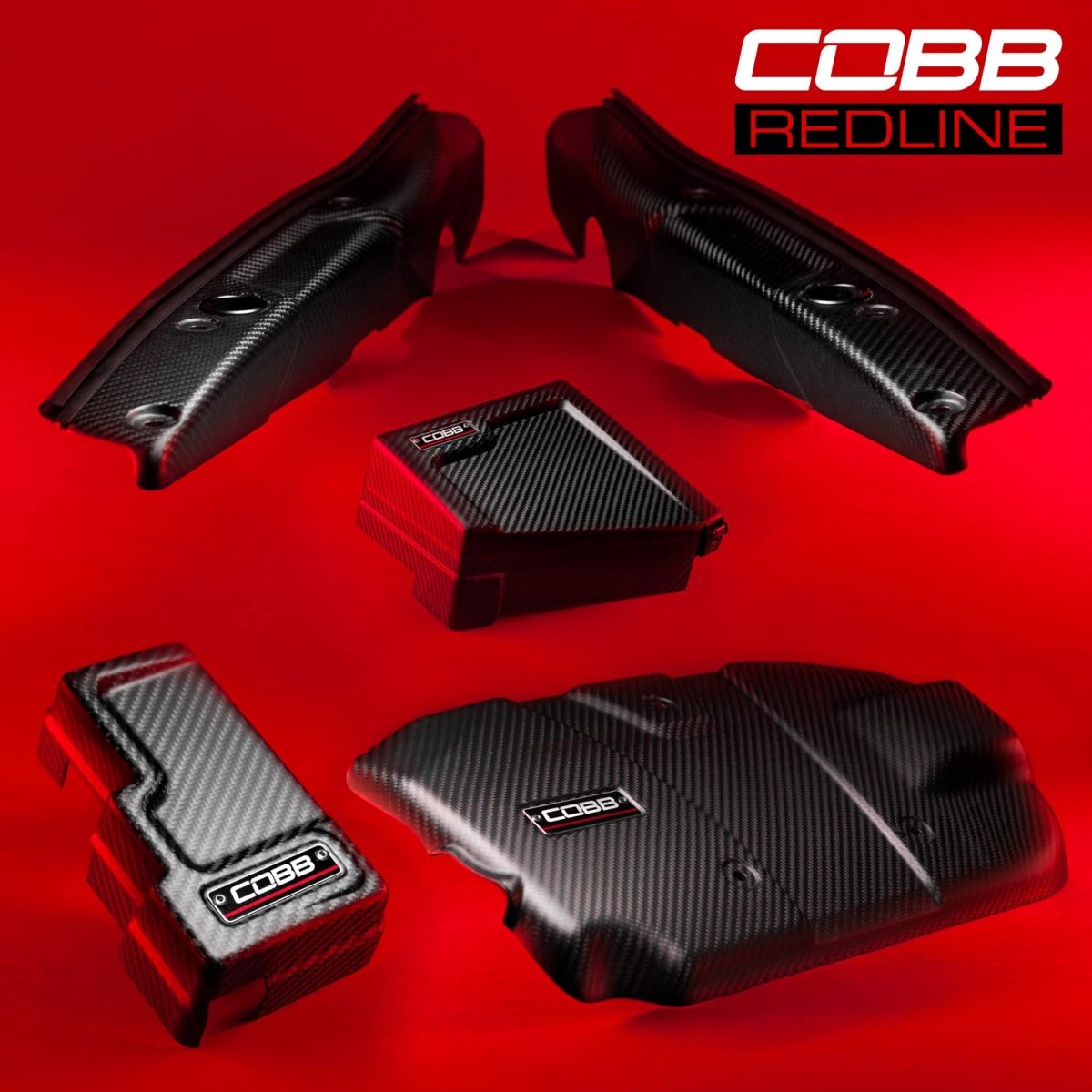 COBB Redline Matte Carbon Fiber Dress-Up Kit | Subaru WRX (22-25) (SUB006REDED-RMC)