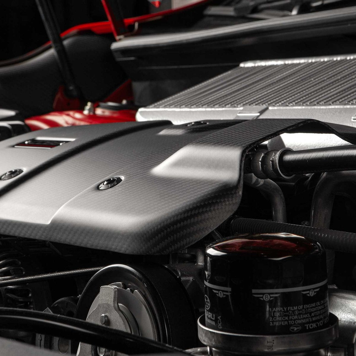 COBB Matte Carbon Fiber Engine Cover | Subaru WRX (22-25) (446610-RMC)