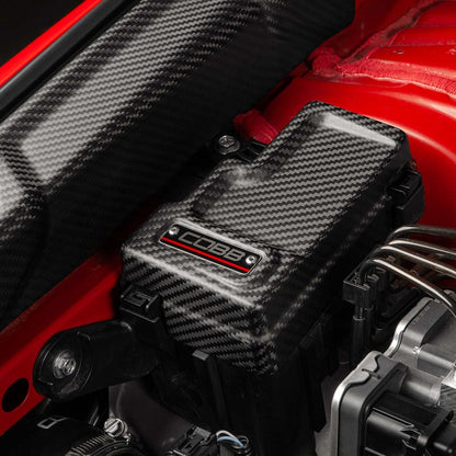 COBB Redline Matte Carbon Fiber Fuse Box Cover Pass Side | Subaru WRX (22-25) (846665-Pass-RMC)