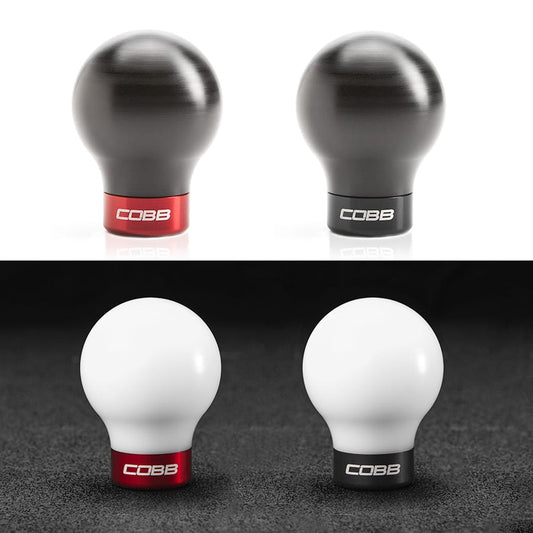 COBB Shift Knob | Mitsubishi Evolution X (08-15) / Ralliart (09-15) (252350-W-BK)