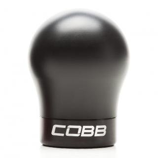 COBB Shift Knob Satin Black/White Delrin | VW Golf/GTI/R (15-24) Jetta GLI (19-24) (2V1350-W-BK)