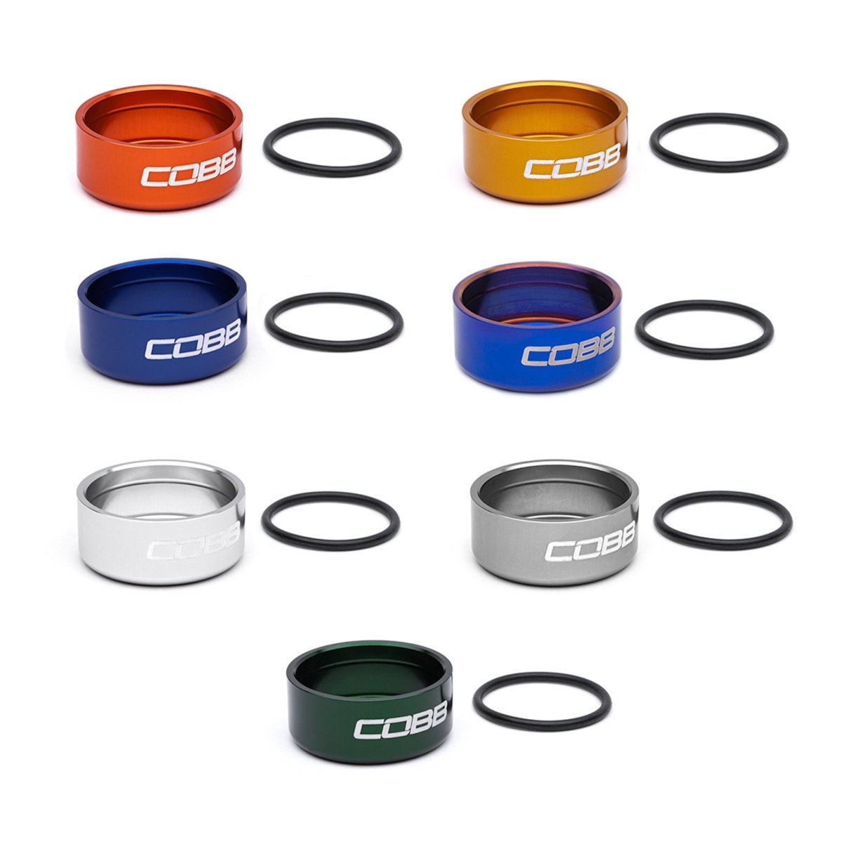 COBB Anodized Shift Knob Trim Ring | Ford Focus ST/RS (13-18) / Fiesta ST (14-19) / FRS/BRZ/86/GR86 (13-25) (FOR-001-444-silver)