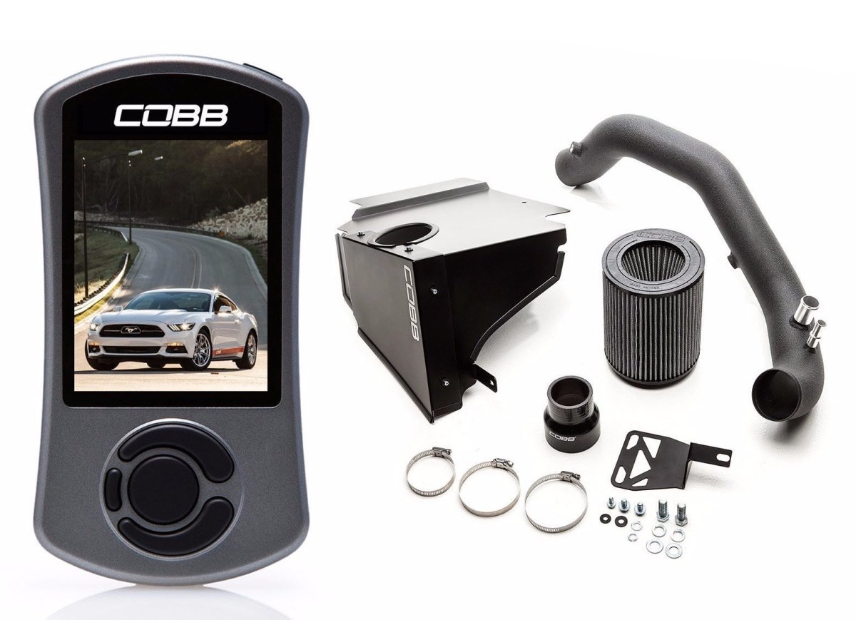 COBB Stage 1+ Power Package w/ Cold Air Intake | Ford Mustang EcoBoost (15-20) (FOR003001P)