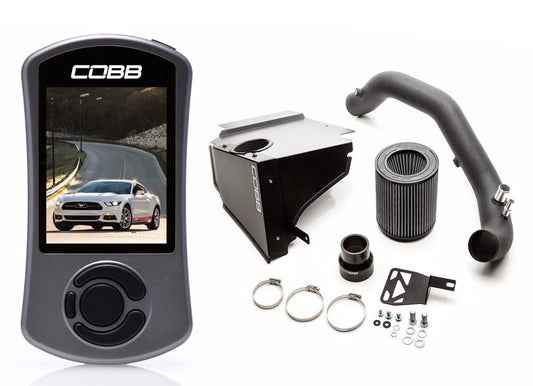 COBB Stage 1+ Power Package w/ Cold Air Intake | Ford Mustang EcoBoost (15-20) (FOR003001P)