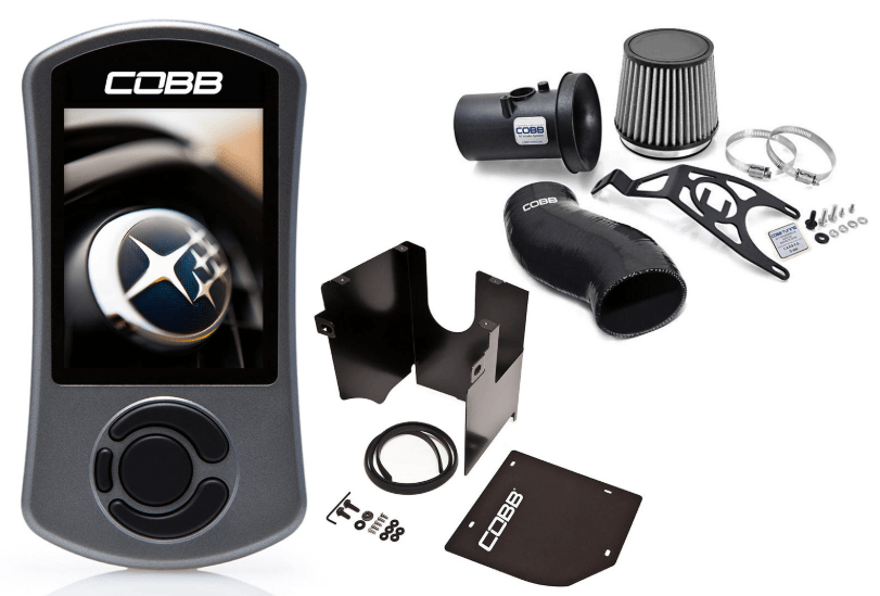 COBB Stage 1+ Power Package w/ Black Intake | Subaru WRX/STI (08-14)/Forester XT (09-13) (615X01P-BK)