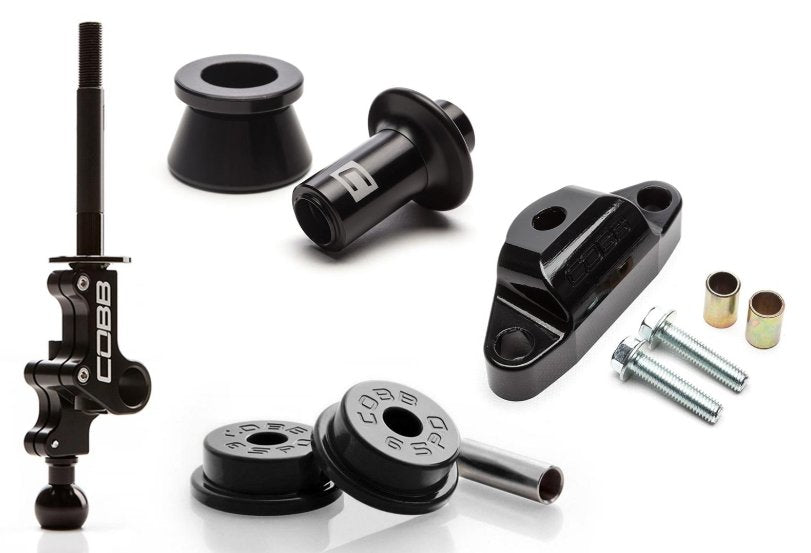 COBB Stage 2 Double Adj Short Throw Shifter w/F&R Bush & Reverse Lockout Pull | STI (04-21) (215X02-W-RD)