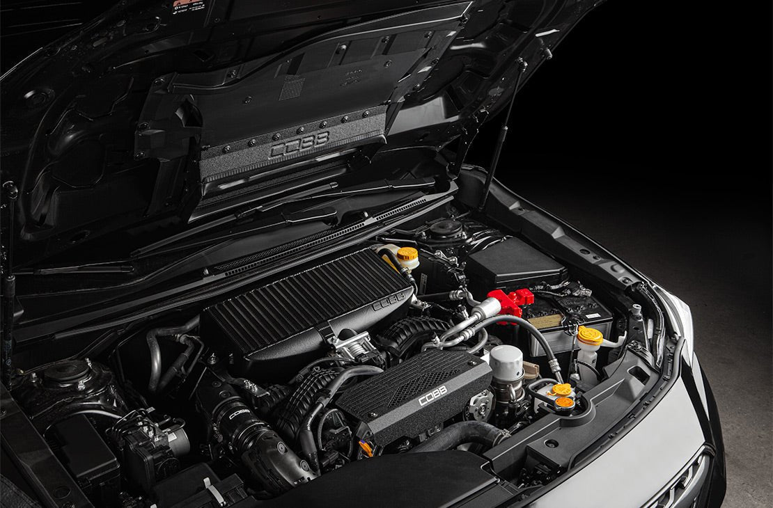 COBB Stage 2 Power Package w/ Black TM Intercooler & Charge Pipe | Subaru WRX (22-25) (SUB0060020-BK)