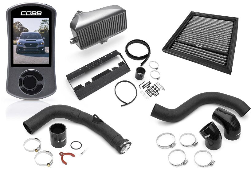 COBB Stage 2 Power Package w/ Silver Top Mount Intercooler | Subaru WRX 2022-25 MT/CVT (SUB0060020-SL)