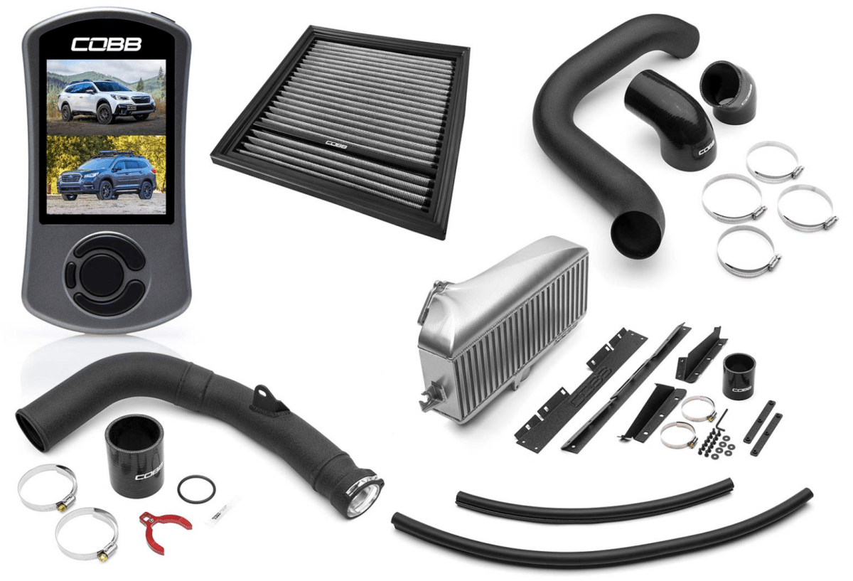 COBB Stage 2 Power Package w/Silver Top Mount Intercooler | Subaru Outback/Legacy XT (20-22)/Outback Wilderness (22) (SUB0050020-SL)