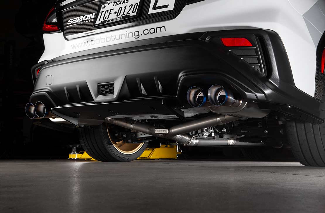 COBB Titanium Cat-Back Exhaust 3" w/ Blued Tips | WRX (22-25) (516160)