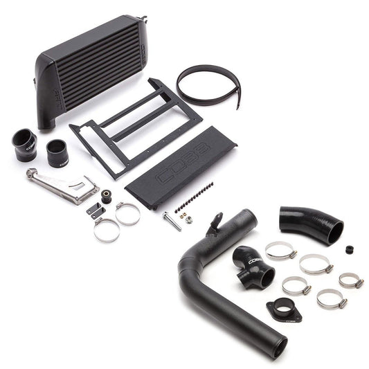 COBB Top Mount Intercooler Black w/ Charge Pipe Kit | Subaru WRX (15-21) (B42400-BK)