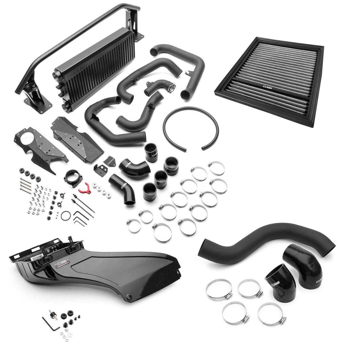 COBB Front Mount Intercooler + Redline Intake Package | Subaru WRX (22-24) (SUB006FMICRED-SL)