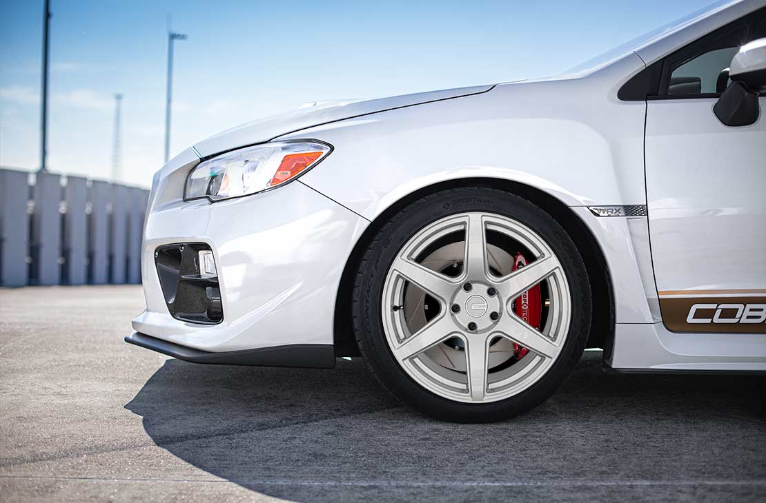 COBB ST-01 Perf Series 18x9.5 5x114.3 ET40 Wheel Silver | Subaru WRX/STI (82W605-SL)