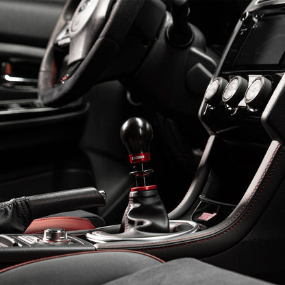 COBB Weighted Round Delrin Shift Knob Black w/ Interchangeable Base | Subaru BRZ/FRS/GT86/GR86 (213360-BK)