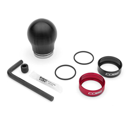 COBB Weighted Short Shift Knob Black w/ Interchangeable Base | BRZ/FRS/GT86/GR86 (291360-BK)