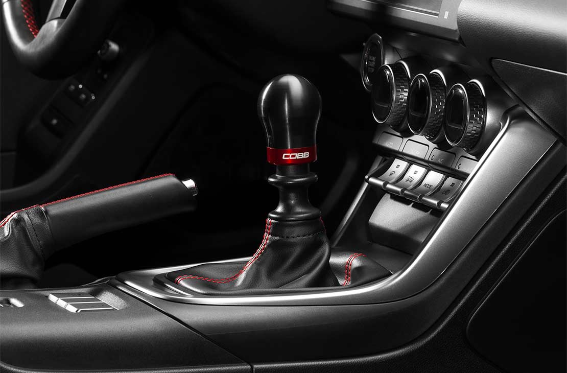 COBB Weighted Short Shift Knob Black w/ Interchangeable Base | BRZ/FRS/GT86/GR86 (291360-BK)