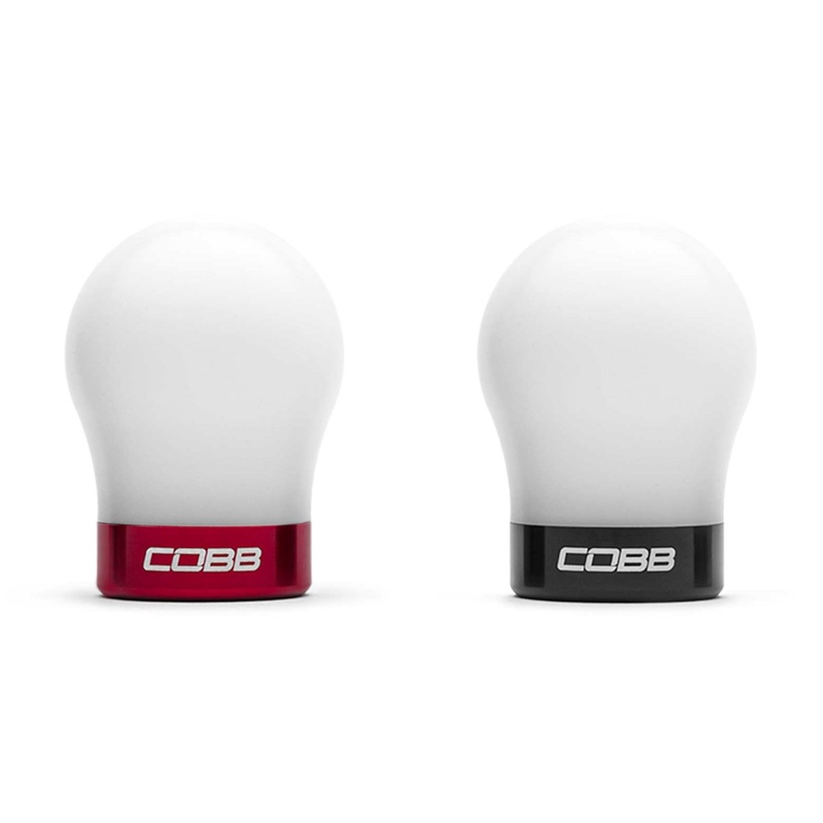 COBB Weighted Short Shift Knob White w/ Interchangeable Base | BRZ/FRS/GT86/GR86 (291360-W)