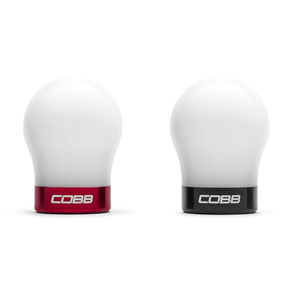 COBB Weighted Short Shift Knob White w/ Interchangeable Base | BRZ/FRS/GT86/GR86 (291360-W)