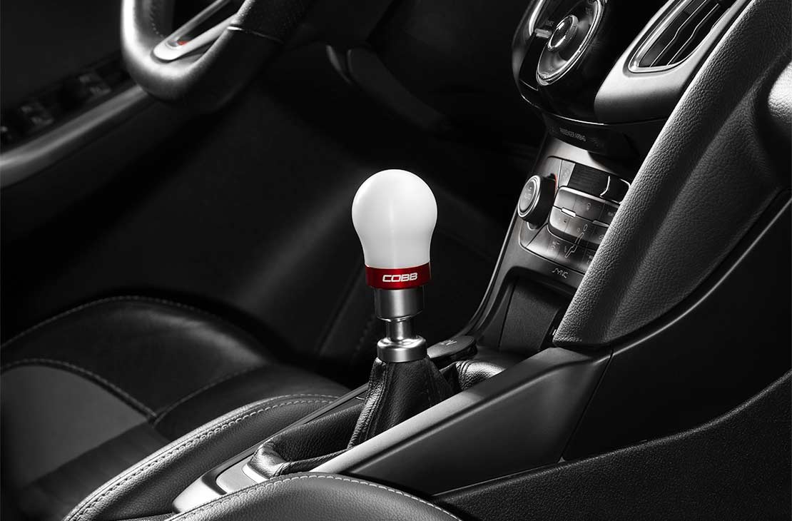COBB Weighted Short Shift Knob White w/ Interchangeable Base | BRZ/FRS/GT86/GR86 (291360-W)