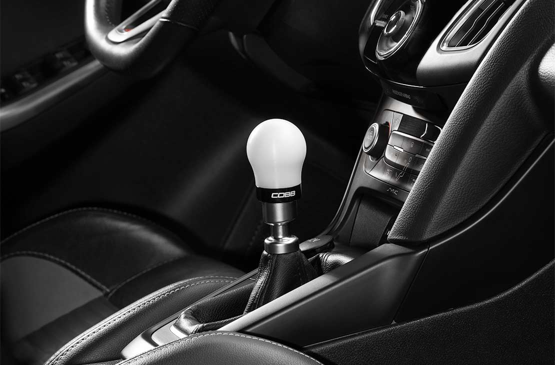COBB Weighted Short Shift Knob White w/ Interchangeable Base | BRZ/FRS/GT86/GR86 (291360-W)