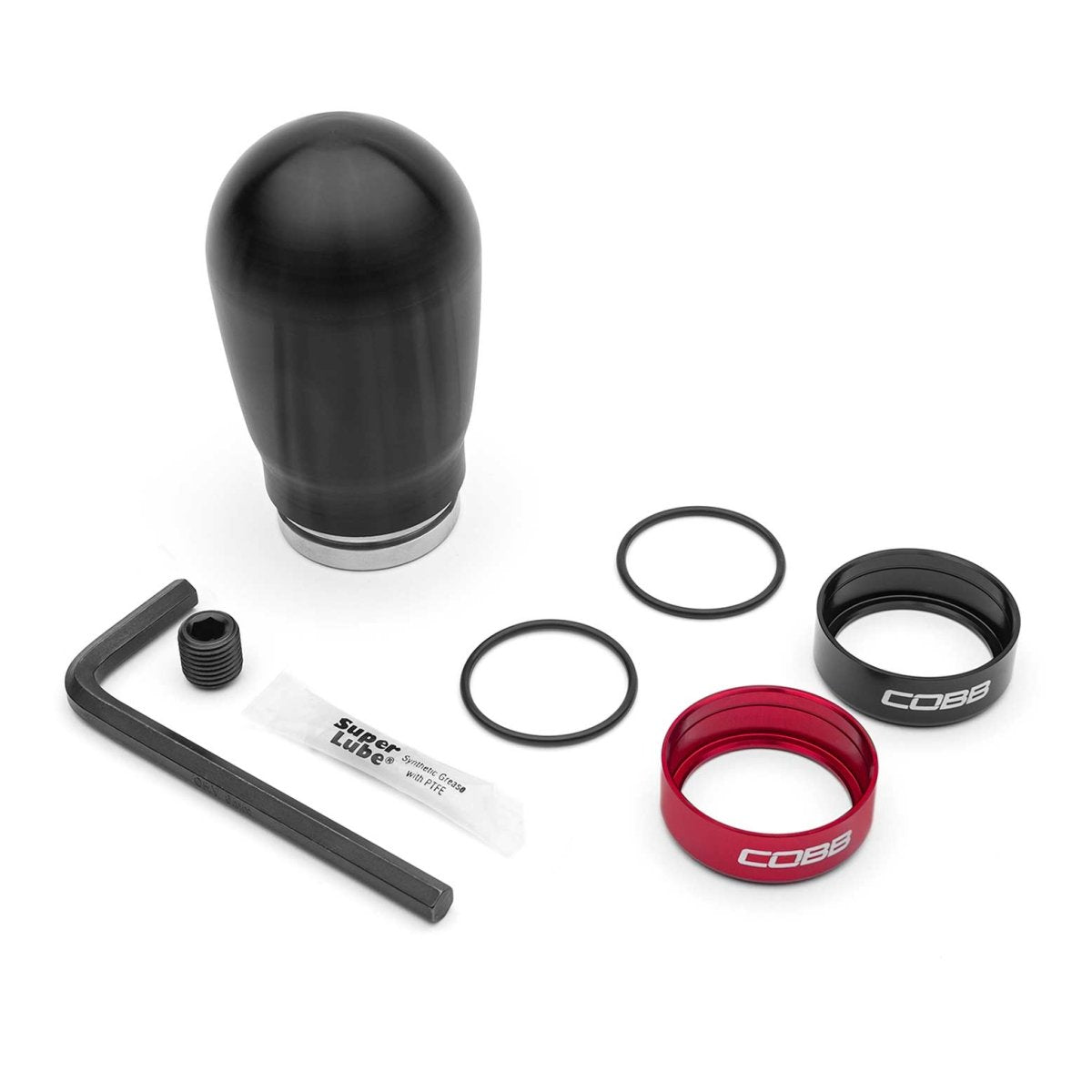 COBB Tall Weighted SS Shift Knob Black Short | Subaru BRZ/FRS/GT86/GR86 (13-25) (291370-BK)