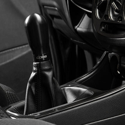COBB Tall Weighted SS Shift Knob Black w/ Interchangeable Base | Subaru 5-Speed (211370-BK)