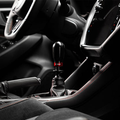 COBB Weighted Tall Shift Knob Black w/ Interchangeable Base | Subaru 6-Speed (213370-BK)