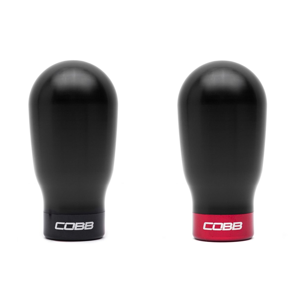 COBB Weighted Tall Shift Knob Black w/ Interchangeable Base | Subaru 6-Speed (213370-BK)