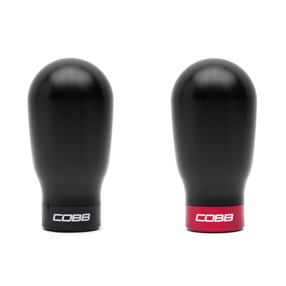 COBB Weighted Tall Shift Knob Black w/ Interchangeable Base | Subaru 6-Speed (213370-BK)