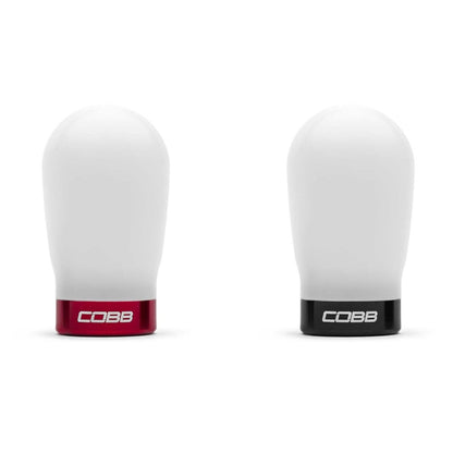 COBB Tall Weighted SS Shift Knob White Short | Subaru BRZ/FRS/GT86/GR86 (13-25) (291370-W)