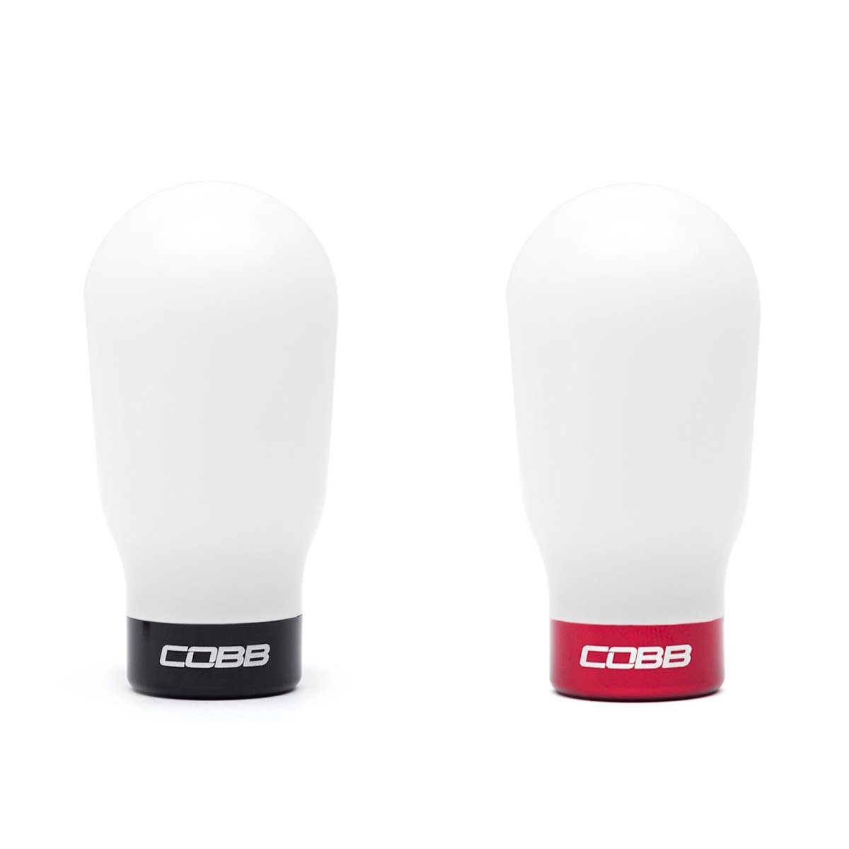 COBB Weighted Tall Shift Knob White w/ Interchangeable Base | Subaru 6-Speed (213370-W)