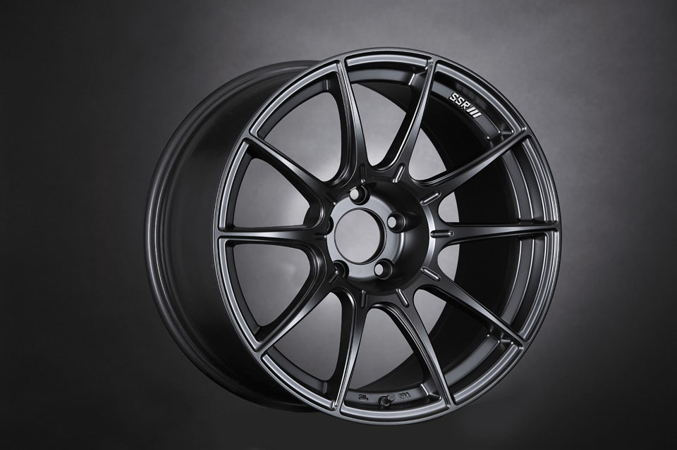 SSR GTV02 18x7.5 +43 5x114.3 Flat Black